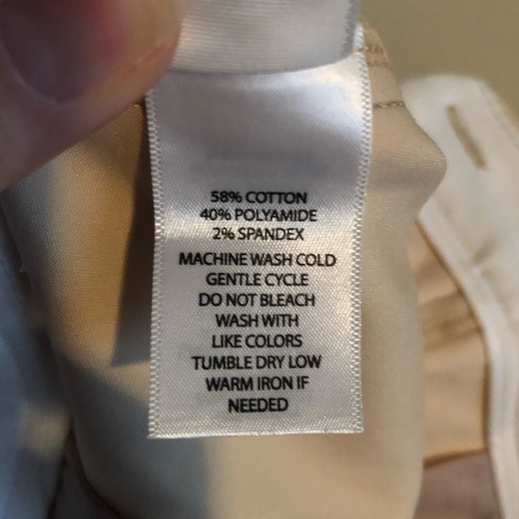 Ecru Straight Leg Mid Rise Contrast Trim Trouser - Picture 4 of 4